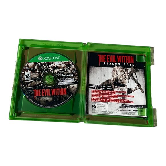 The Evil Within (Xbox One, 2014) w/ Slipcover Sleeve - Picture 3 of 5